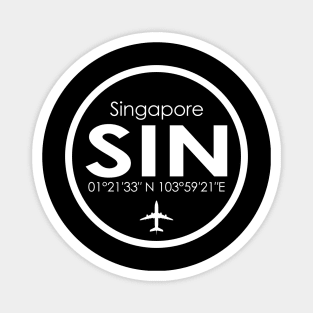 SIN, Singapore Changi Airport Magnet